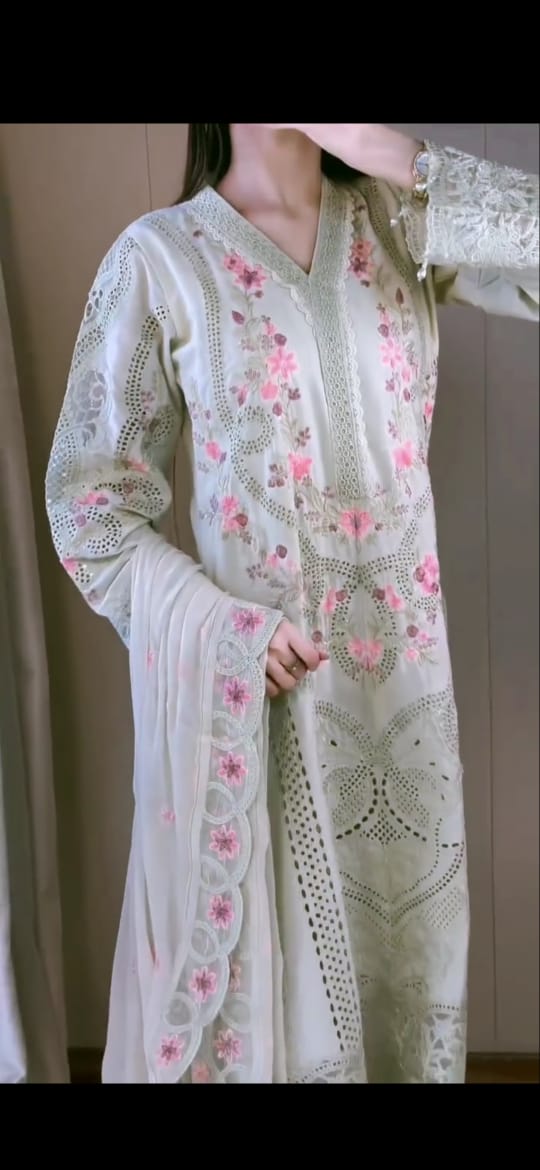 EMBROIDERED 3PC SUIT