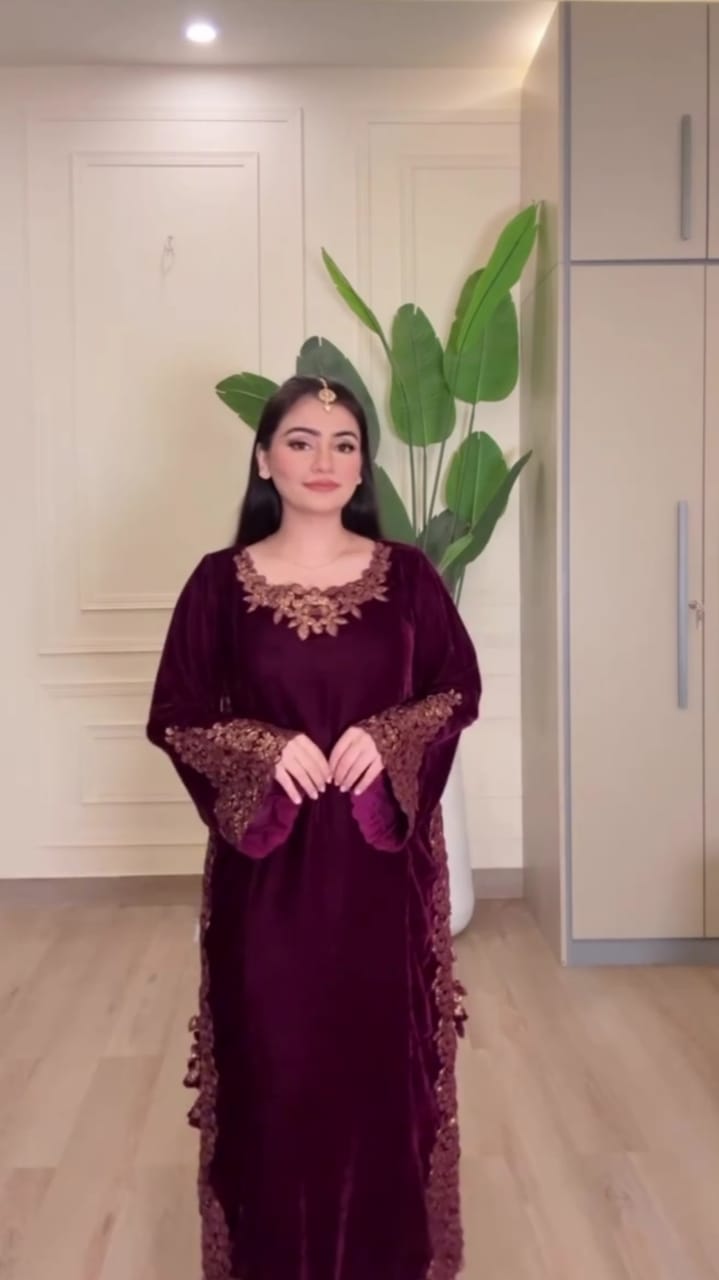 Luxury Velvet Threadwork 3PC Ensemble