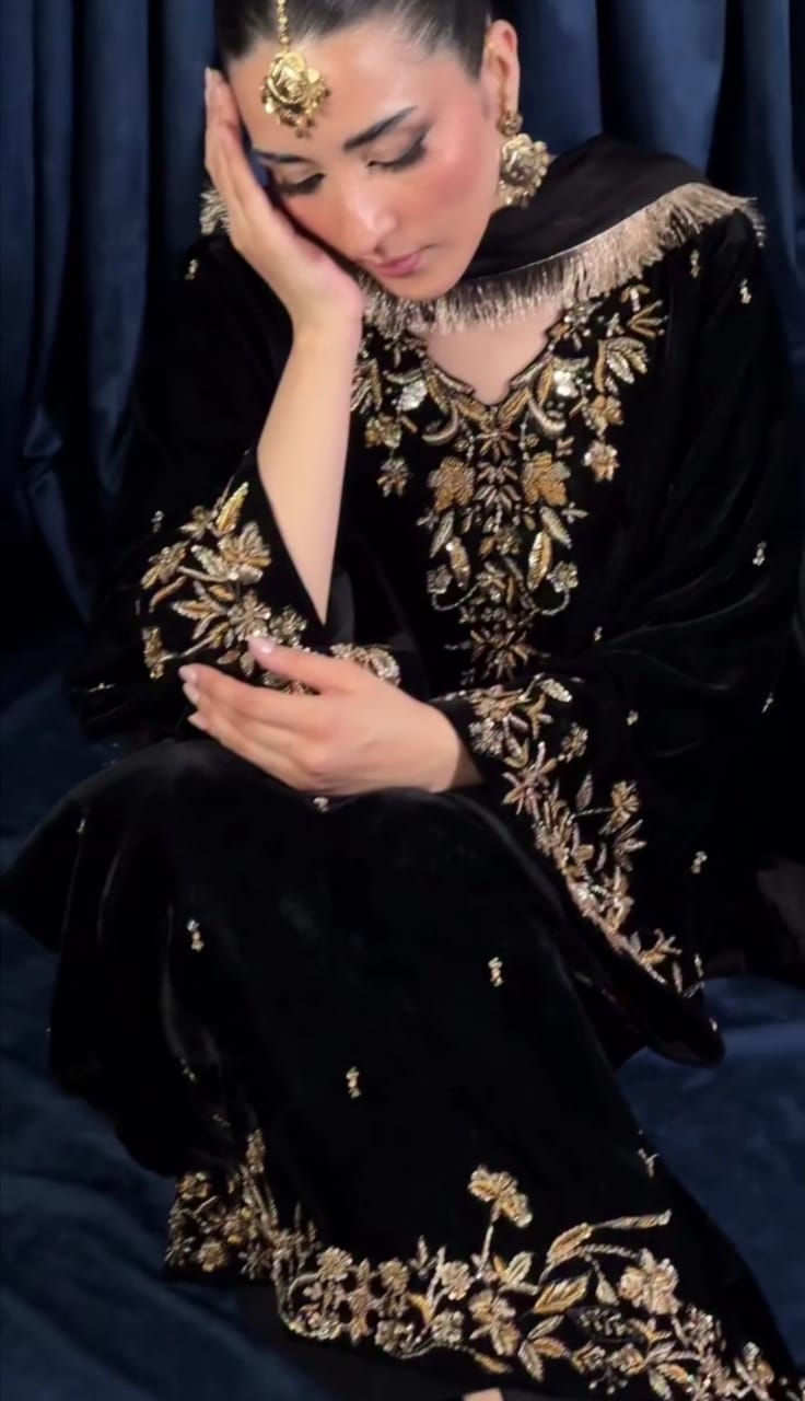 Timeless Grace Embroidered 3PC Dress