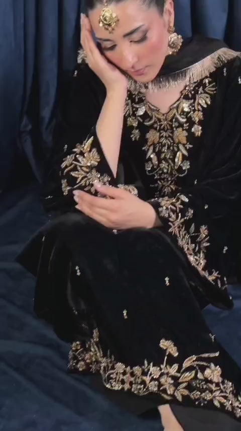 Timeless Grace Embroidered 3PC Dress