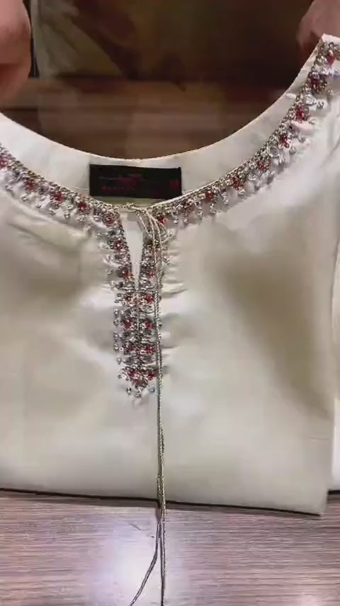 Classic Semi-Formal 3pc Suit with Sheer Sleeves