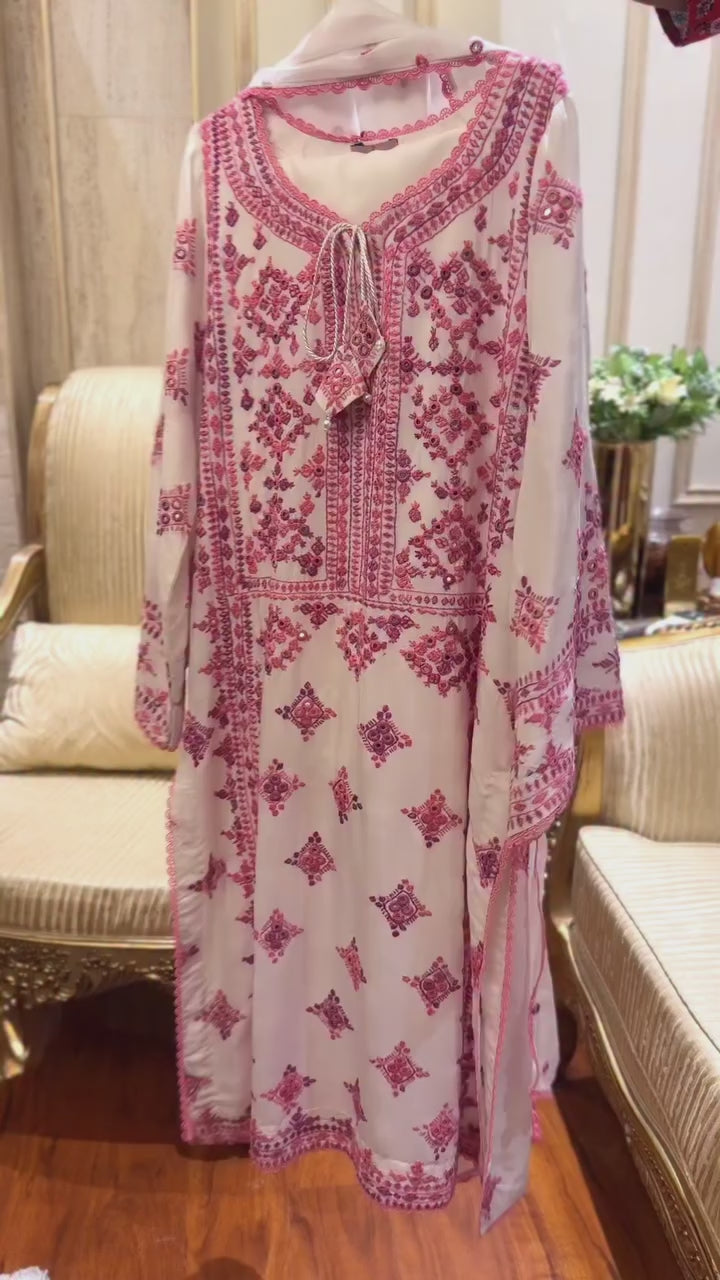 Embroidery HandWork 3Pcs Suit