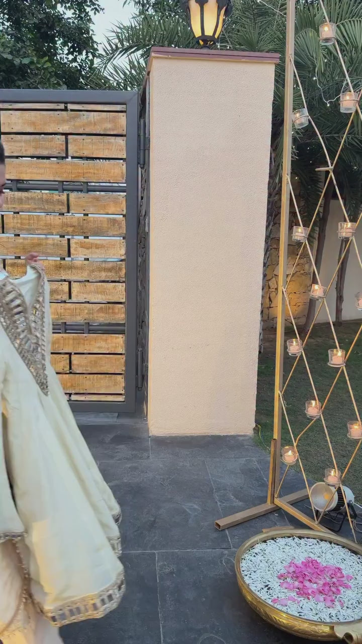 Festive Mirror Work Suit